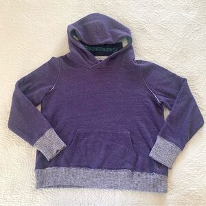 American Eagle Hoodie Sweatshirt Women’s L Purple Pullover Y2K Thrashed Rasta